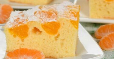 Gâteau à la mandarine, dessert d’automne qui renforce le système immunitaire