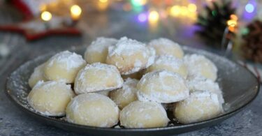 Biscuits boules de neige, recette de biscuits de Noël
