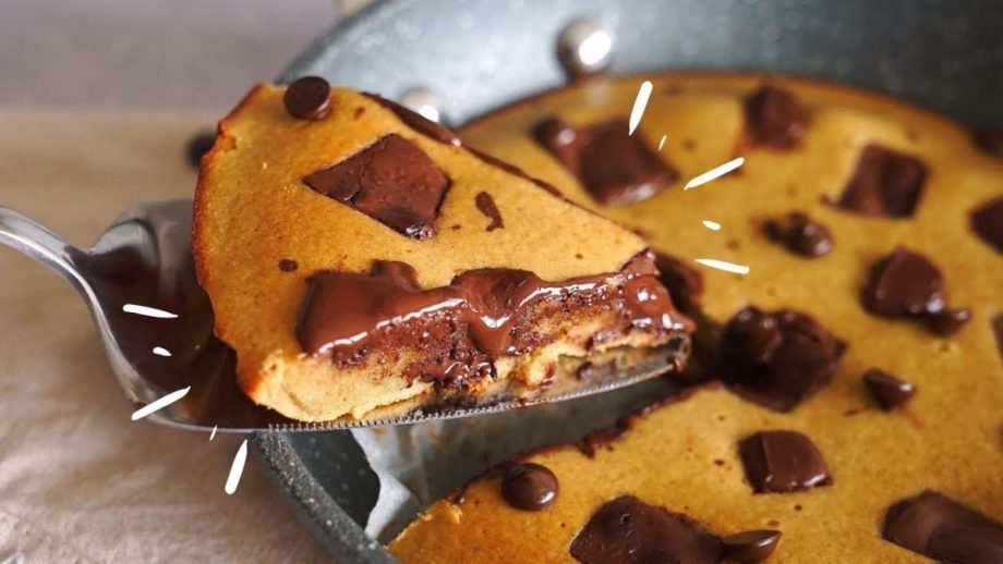 Gâteau cookie prêt en 5 minutes, savoureux