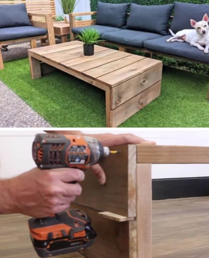 Comment construire une table basse de patio moderne à 50 €